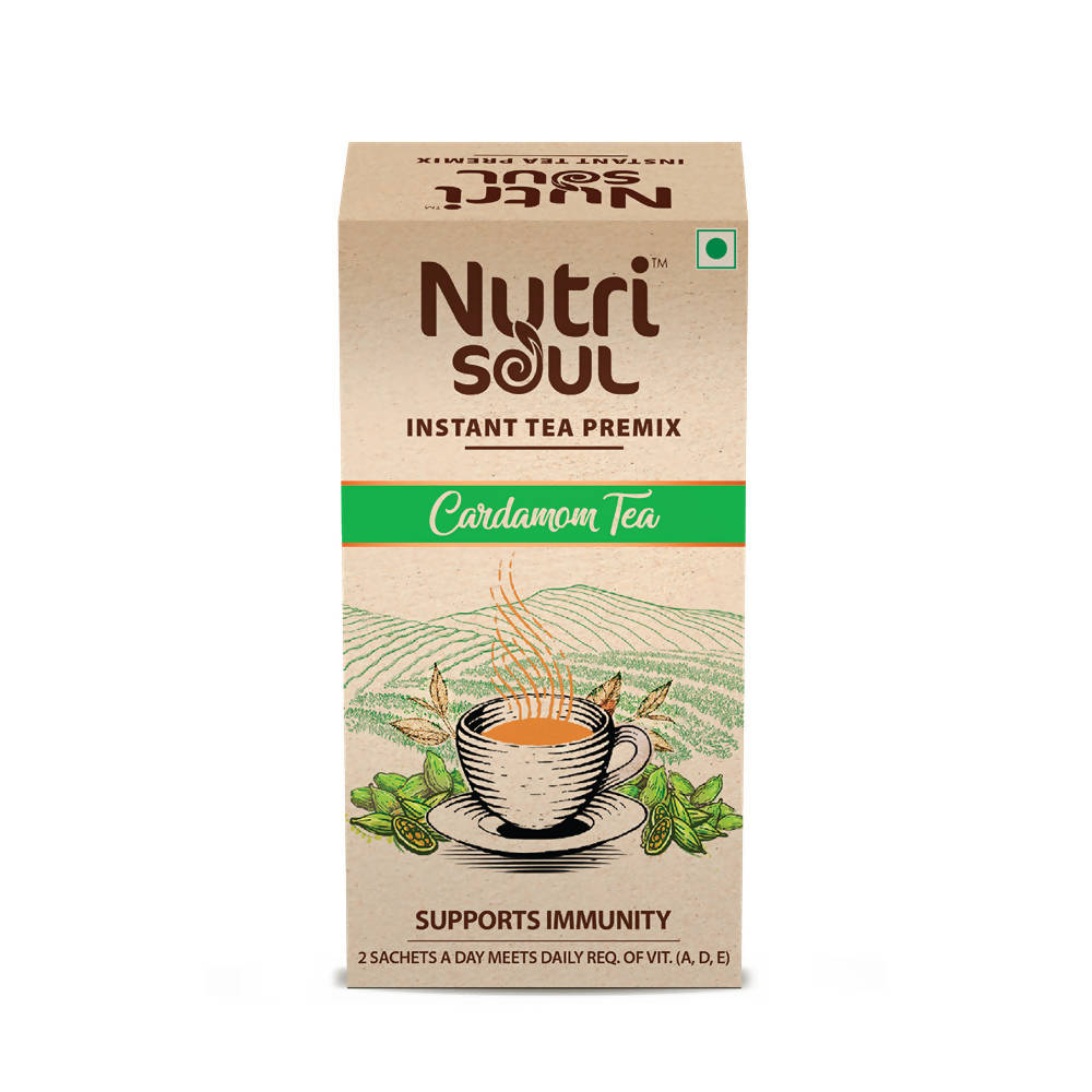 Nutrisoul Instant Tea Premix Cardamom Tea | Grocsy