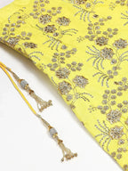 Tulsi Art Neon Embroidery Thai Silk Bridal Lehenga Choli | Grocsy