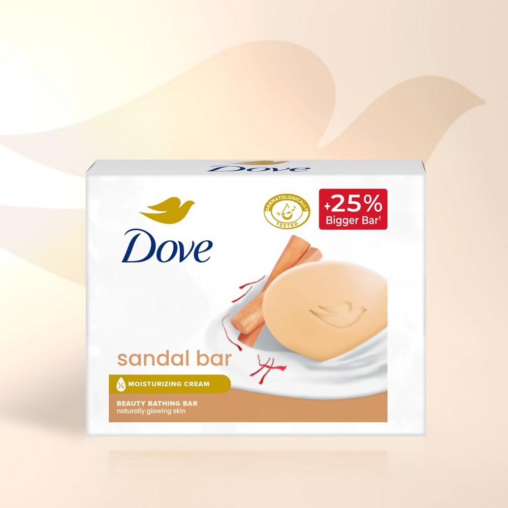 Dove Sandal Beauty Bathing Bar - For Natural Glowing Skin | Grocsy
