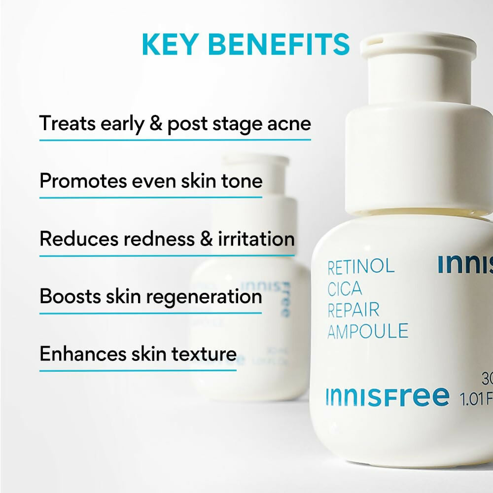 Innisfree Retinol Cica Repair Ampoule - Korean Face Serum | Grocsy