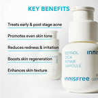 Innisfree Retinol Cica Repair Ampoule - Korean Face Serum | Grocsy