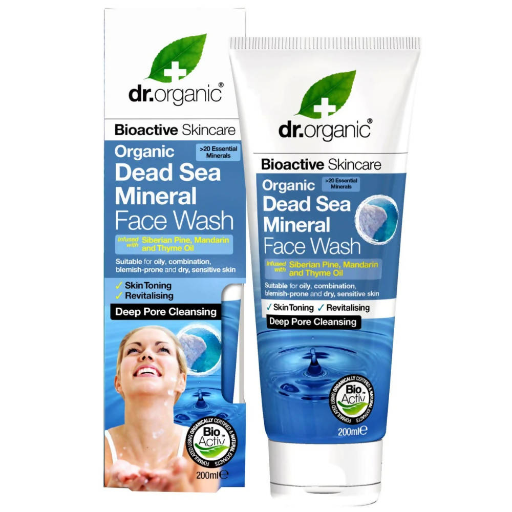 Dr.Organic Dead Sea Mineral Face Wash | Grocsy