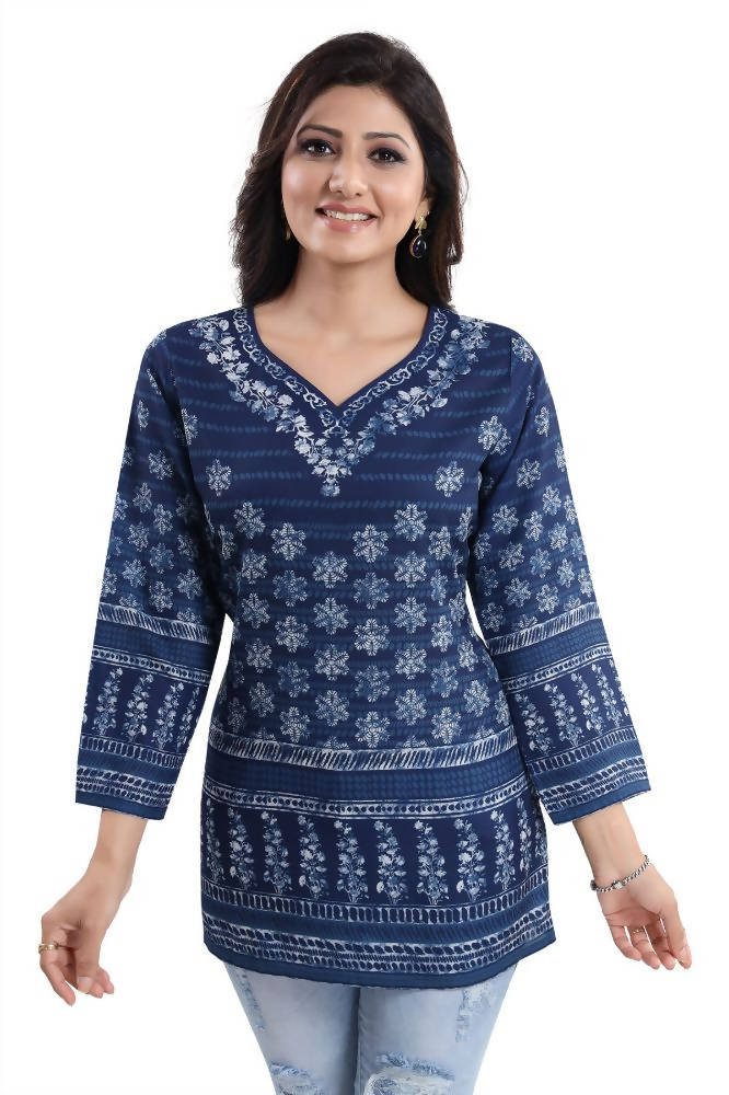 Snehal Creations Winner Summer Cool Printed Tunic Top | Grocsy