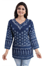 Snehal Creations Winner Summer Cool Printed Tunic Top | Grocsy