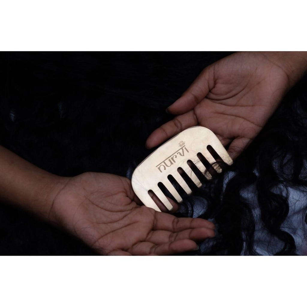 Nurvi Rejuvenating Kansa Comb | Grocsy