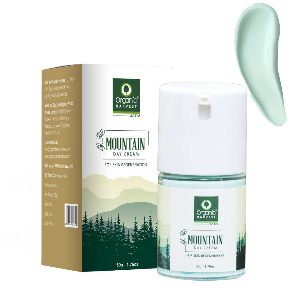 Organic Harvest Mountain Day Cream For Skin Regeneration | Grocsy
