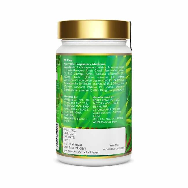Kapiva Ayurveda BP Care Capsules | Grocsy