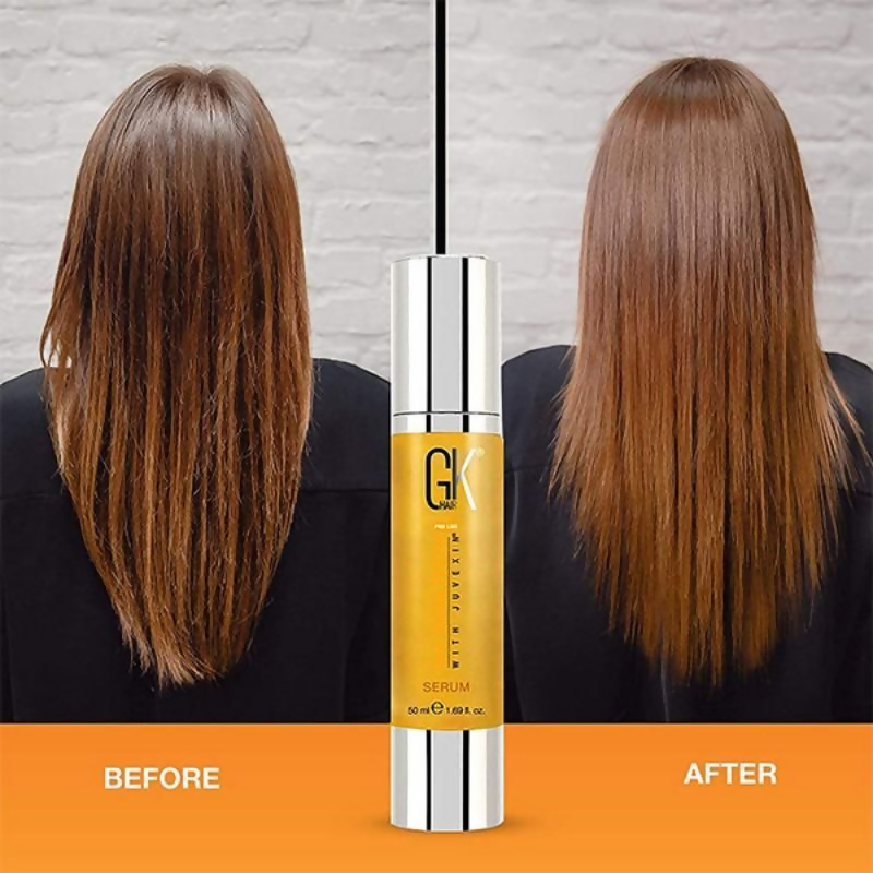 GK Hair Taming Serum With Argan Oil & Juvexin Keratin | Grocsy