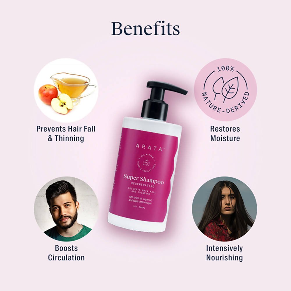 Arata Super Shampoo Regenerating | Grocsy