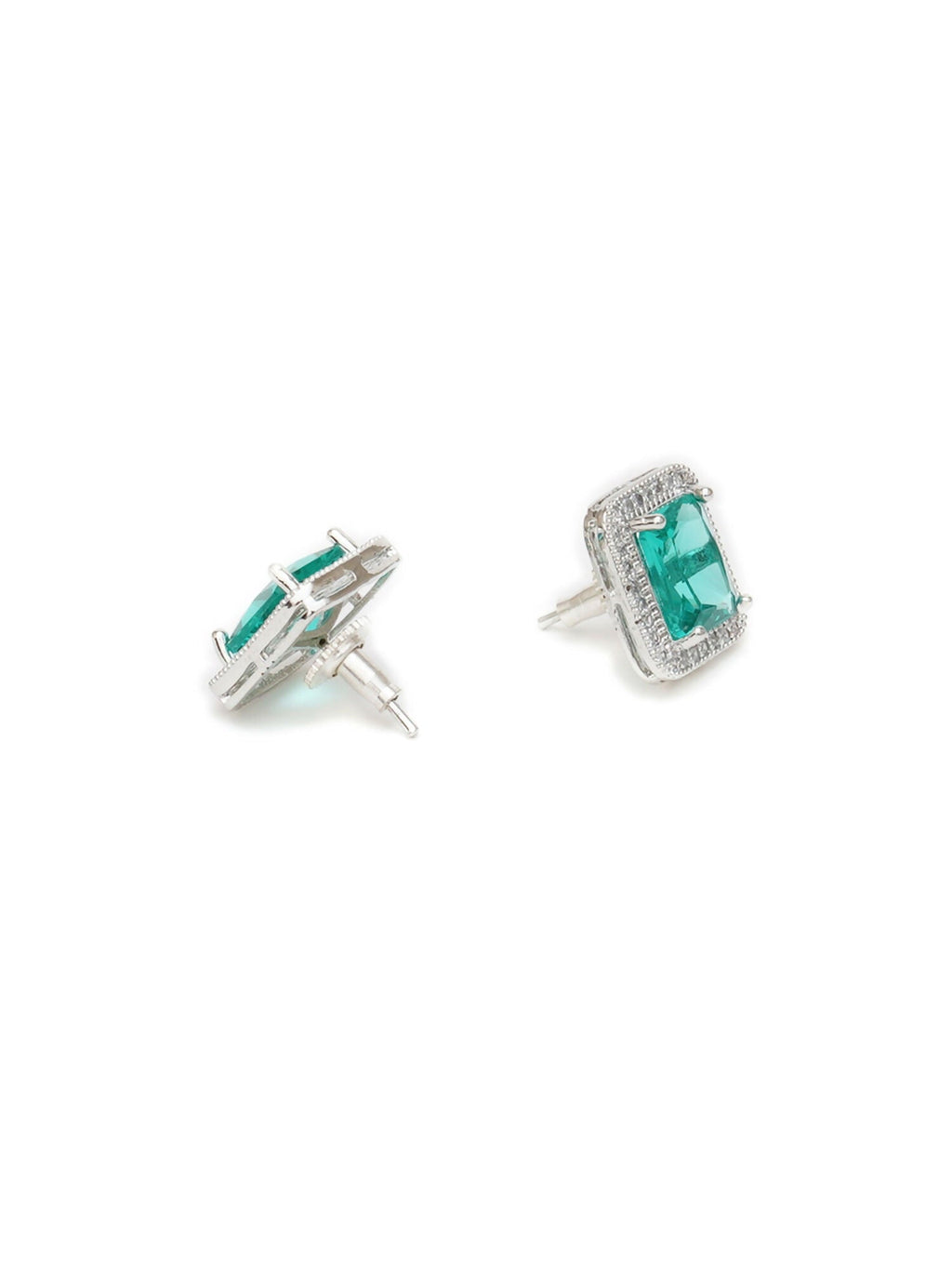 stone stud (Light green ) - Ruby Raang | Grocsy