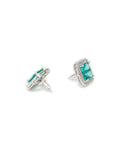 stone stud (Light green ) - Ruby Raang | Grocsy