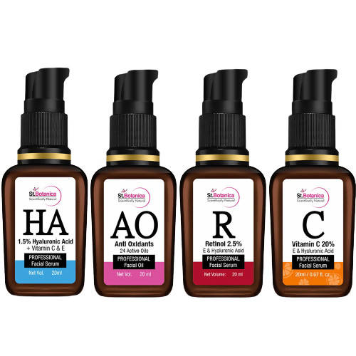 St.Botanica Professional Face Serums Combo | Grocsy