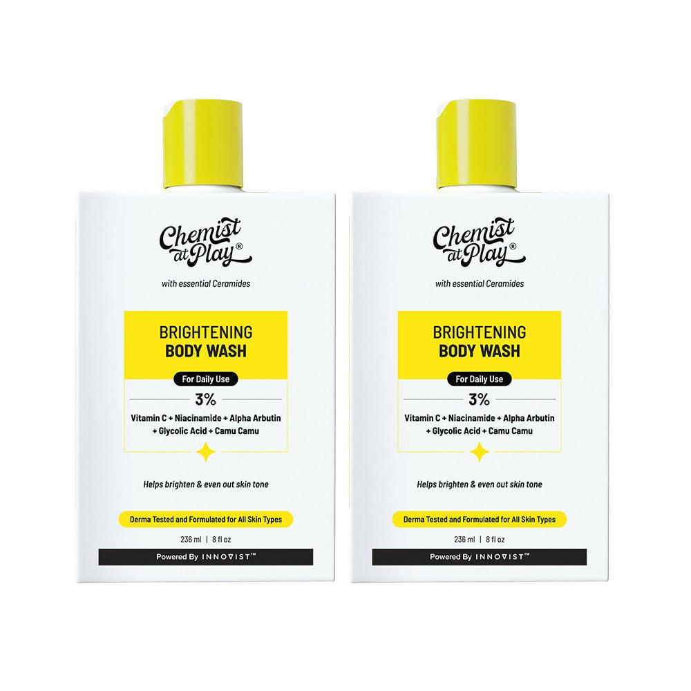 Chemist At Play Brightening Body Wash for Reduces Fades Dark Spots, Evens out Skin Tone Vitamin C with Camu Camu | Grocsy