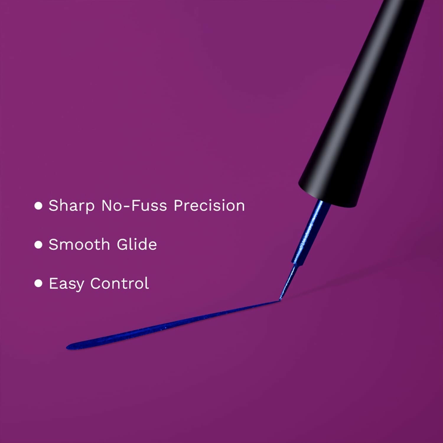 Pilgrim Metallic Eyeliner Blue Rebel, Long Lasting & Smudge Proof Enriched With Argan Oil | Grocsy