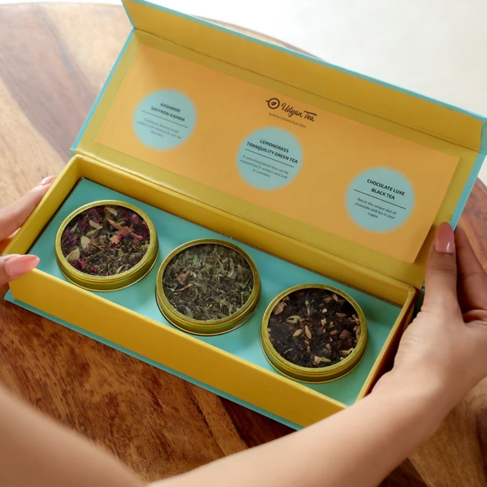 Udyan Tea Euphoria Assorted Tea Gift Box | Grocsy