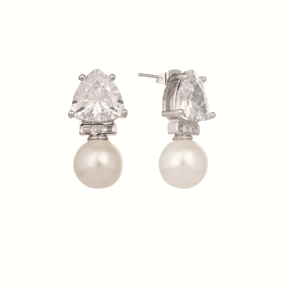 Nuyug Pearl Elegance Anti Tarnish Studs | Grocsy