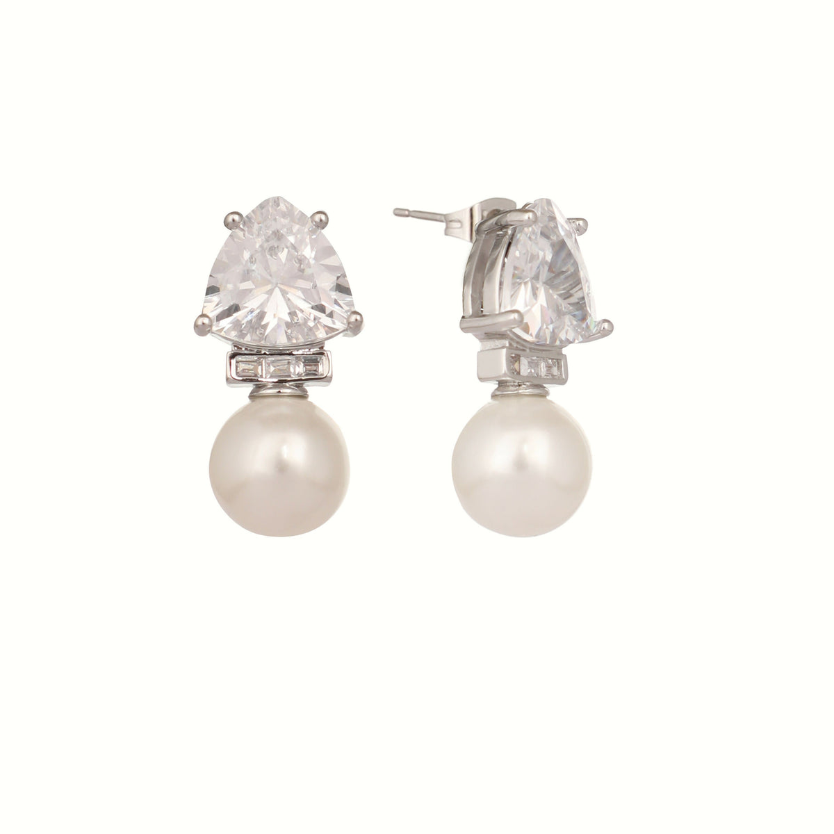 Nuyug Pearl Elegance Anti Tarnish Studs | Grocsy