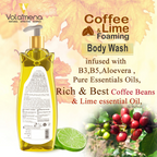 Volamena Coffee And Lime Foaming Body Wash | Grocsy