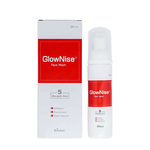 Brinton GlowNise Deep Cleansing Foam Face Wash,For Oily and Acne Prone Skin, Skin Friendly | Grocsy