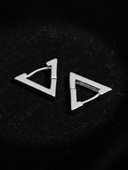 NVR Men's Multicolour Geomatric Shaped Stud Earrings | Grocsy