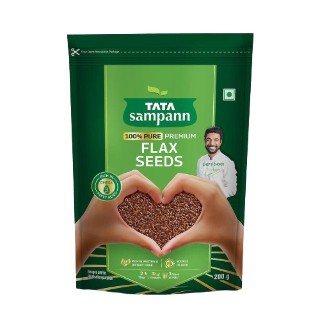 Tata Sampann Premium Flax Seeds | Grocsy