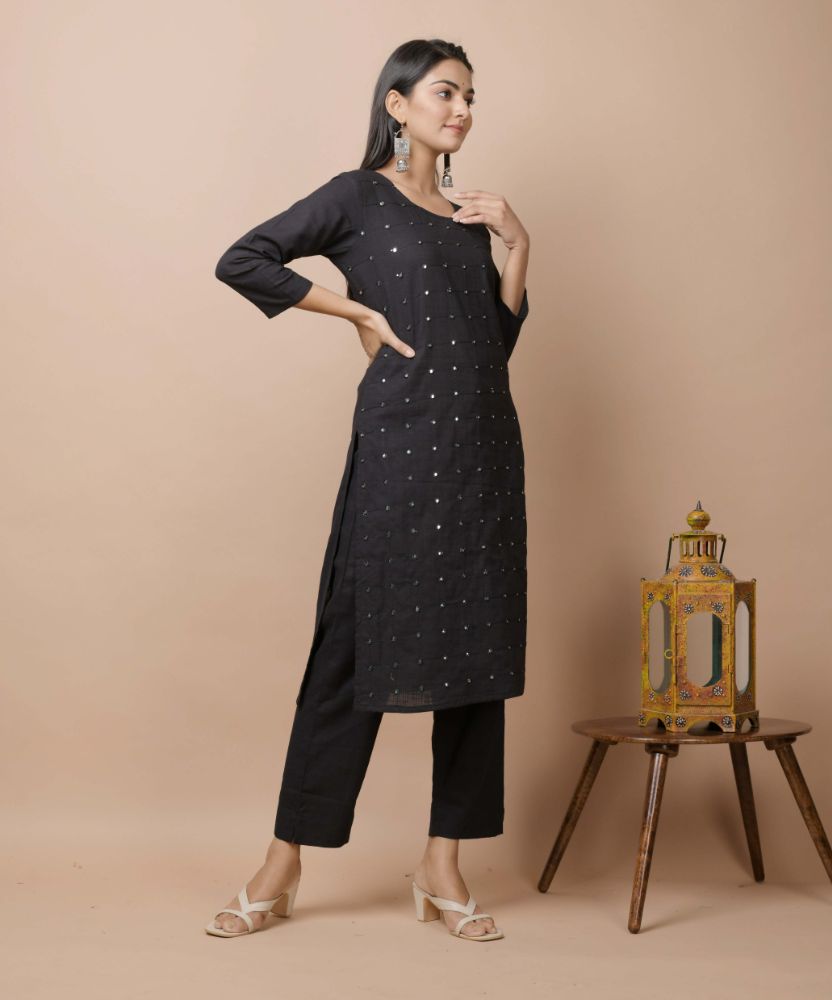 Kaajh Women's Green Floral Print Anarkali Suit Set | Grocsy