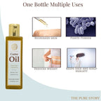 The Pure Story Natural Cold Pressed Castor Hair Oil | Grocsy