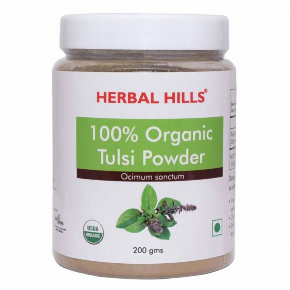 Herbal Hills Organic Tulsi Powder | Grocsy