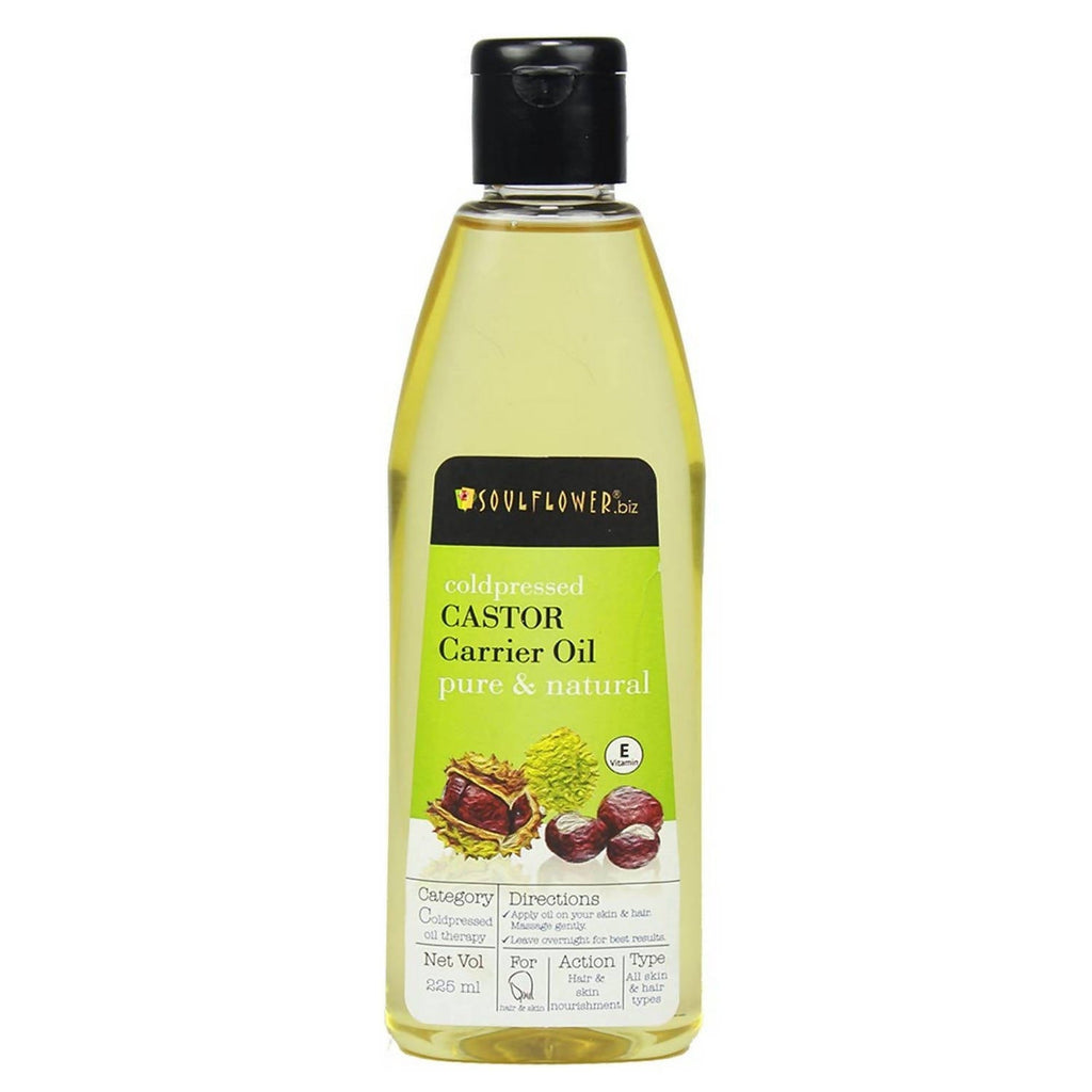 Soulflower Coldpressed Castor Carrier Oil Pure & Natural | Grocsy