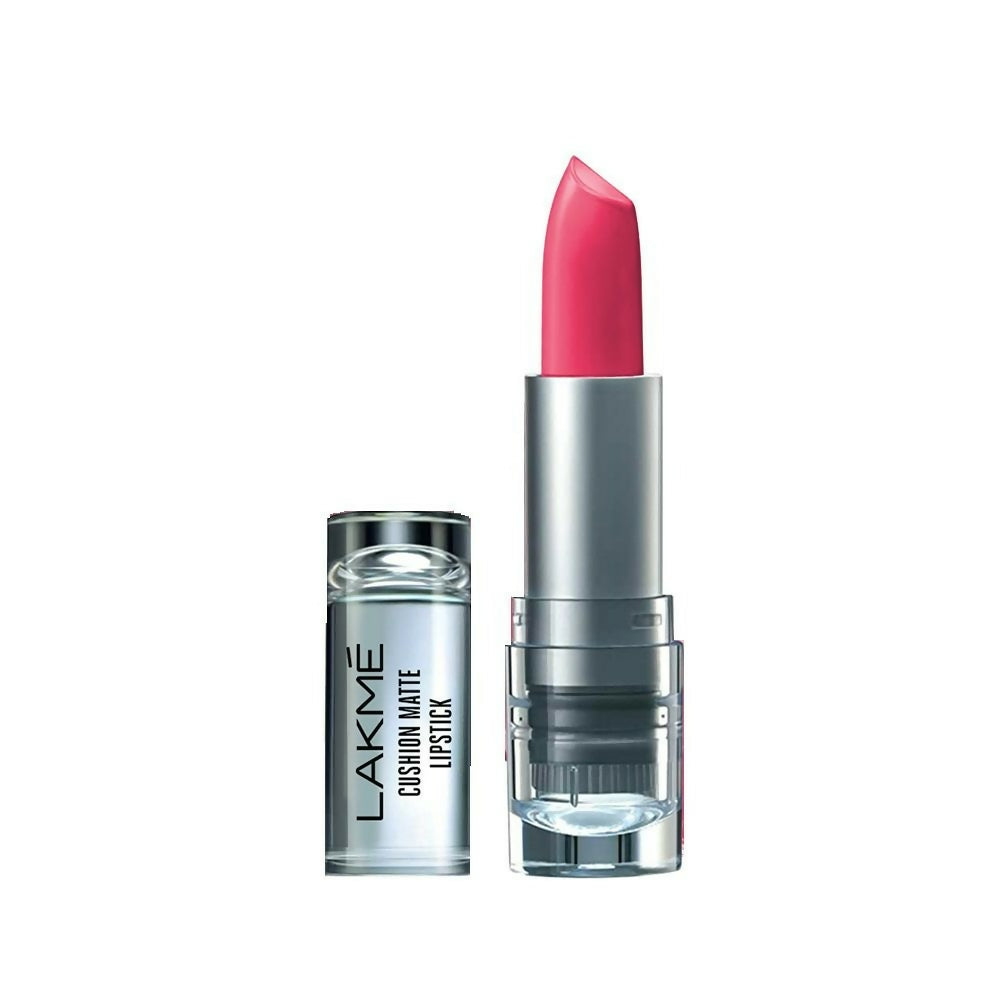 Lakme Cushion Matte Lipstick - Pink Charm | Grocsy