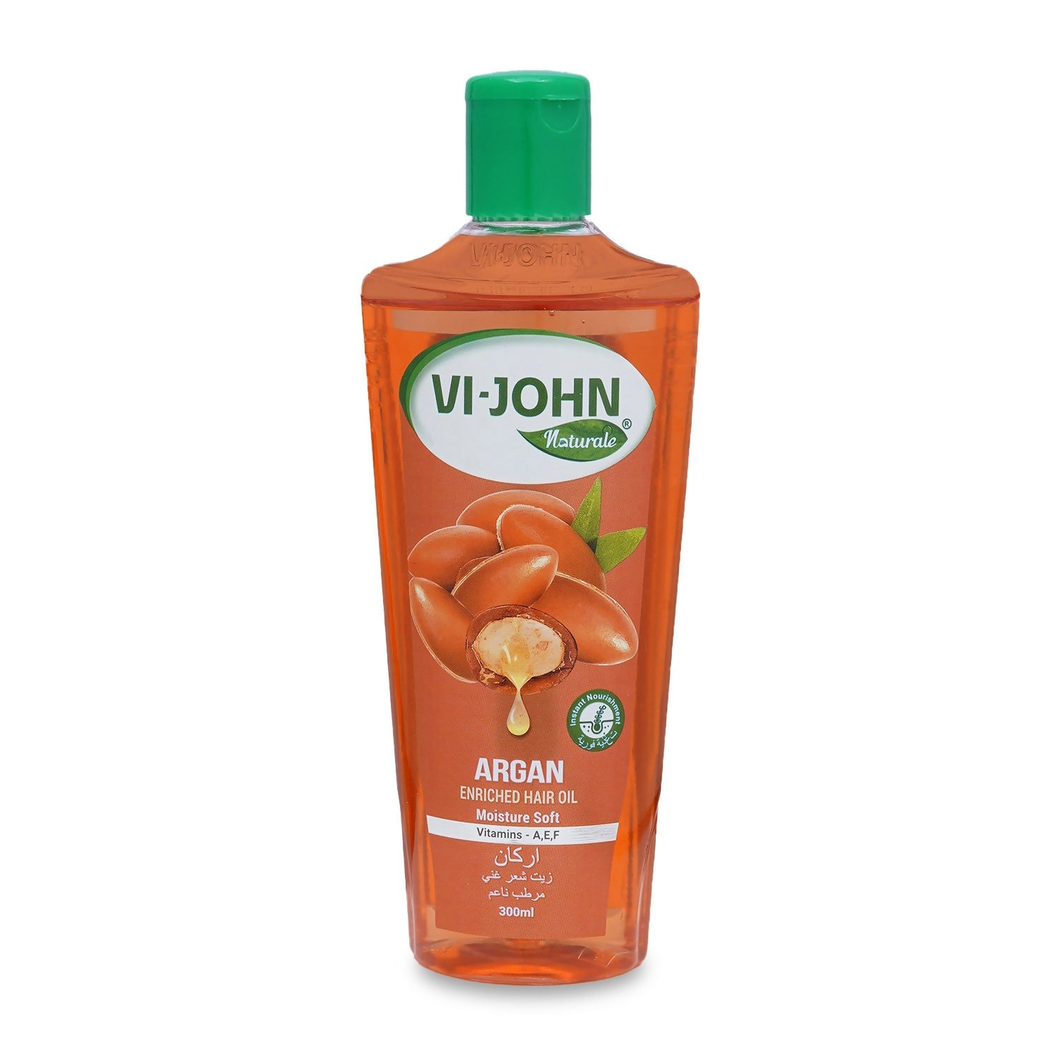 VI-JOHN Naturale Argan Enriched Hair Oil Moisture & Soft with Vitamin A.E & F | Grocsy