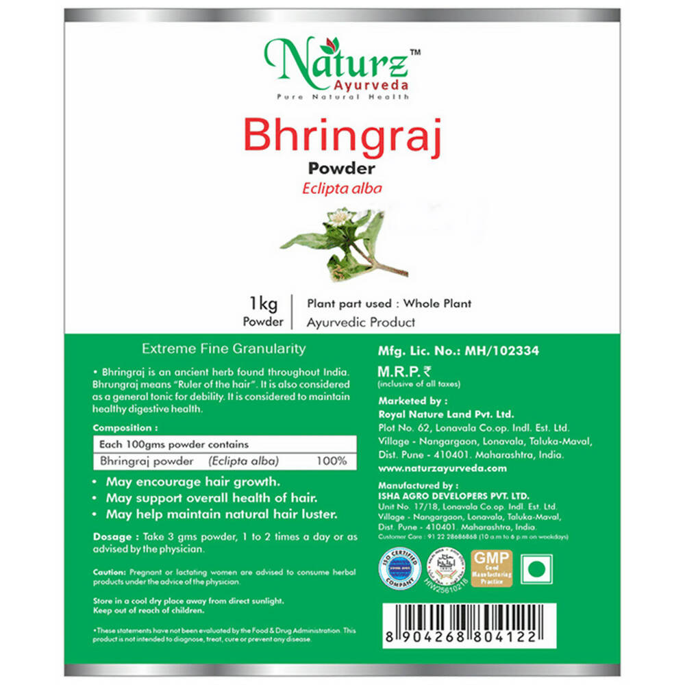 Naturz Ayurveda Bhringraj Powder | Grocsy