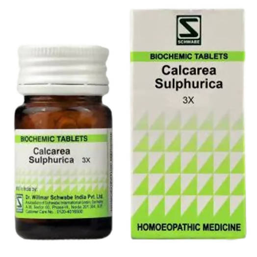 Dr. Willmar Schwabe India Calcarea Sulphurica Biochemic Tablets | Grocsy