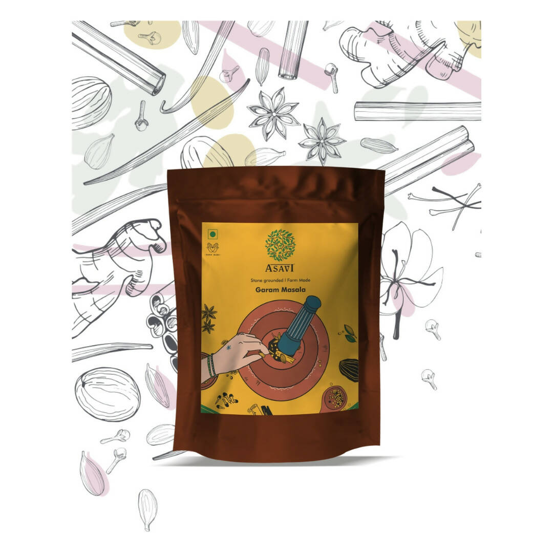Asavi Stone Grounded Garam Masala Powder | Grocsy