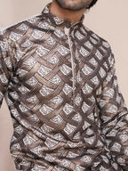 Vastranavya Traditional Festival Wear Pure Silk Thread & Sequence Embroidered Work Kurta | Grocsy