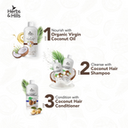 Herbs & Hills Coconut Hair Shampoo | Grocsy