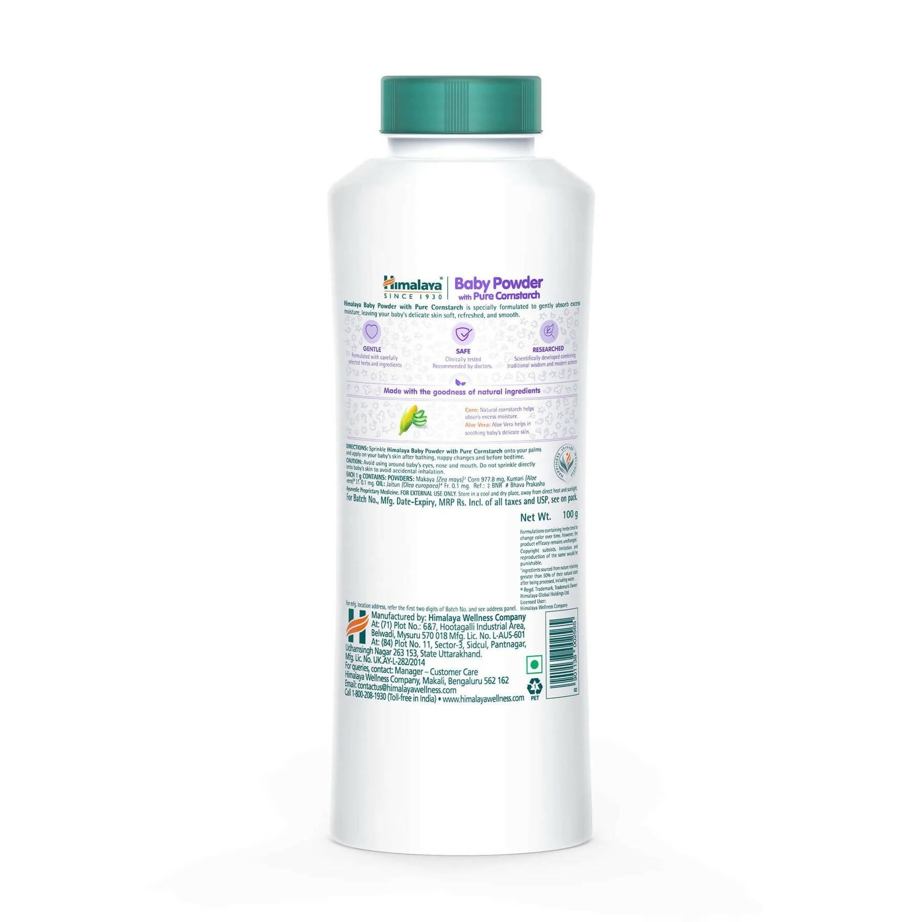Himalaya Baby Powder with Pure Cornstarch | Grocsy