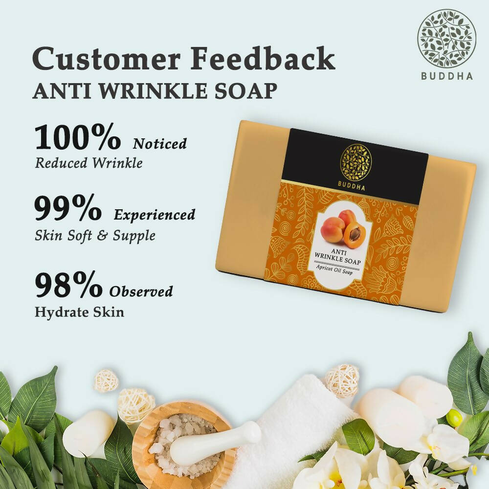 Buddha Natural Anti Wrinkle Soap - Anti Ageing to Reduce Wrinkles, Fine Lines | Grocsy