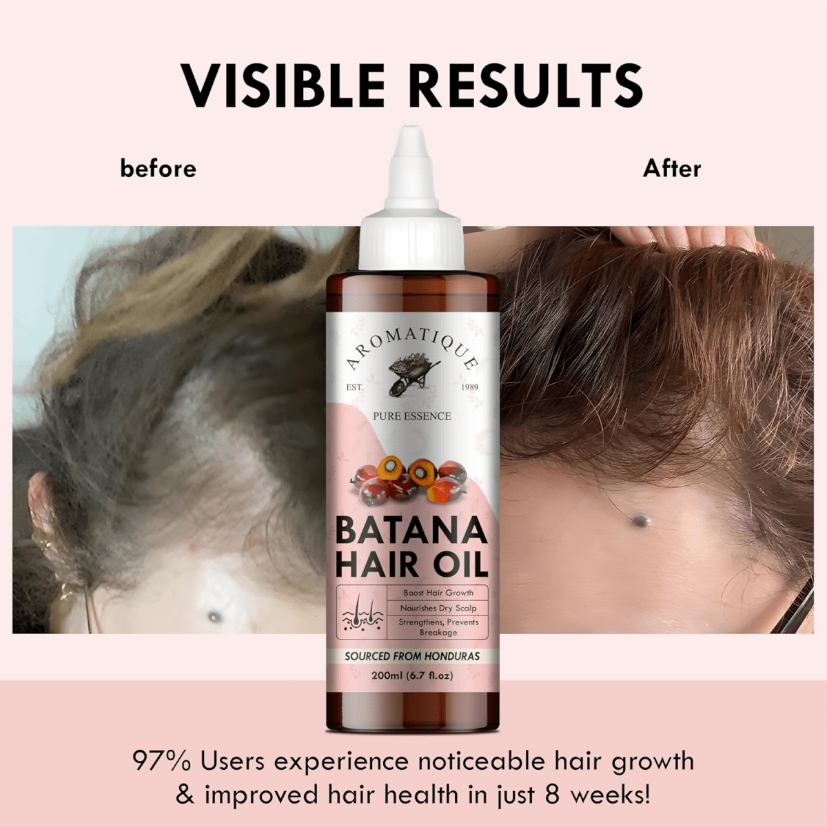 Aromatique Batana Oil Enriched with Rosemary, Argan, Onion, Castor Oil & More | Grocsy