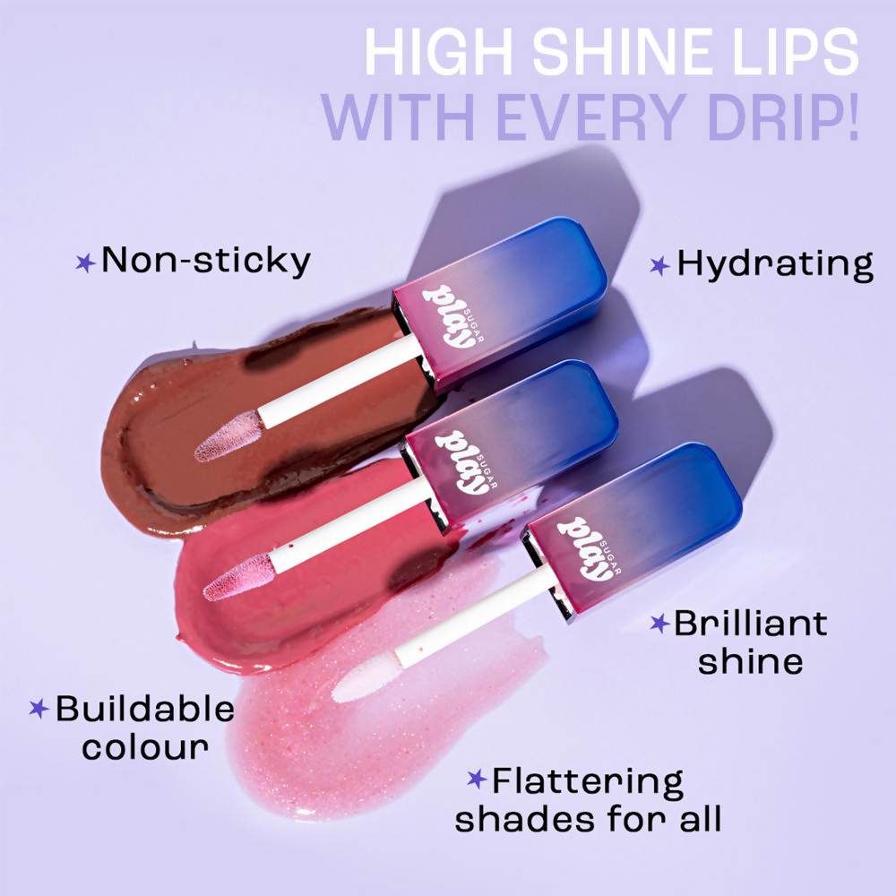 Sugar Play Power Drip Lip Gloss - 01 Mood | Grocsy