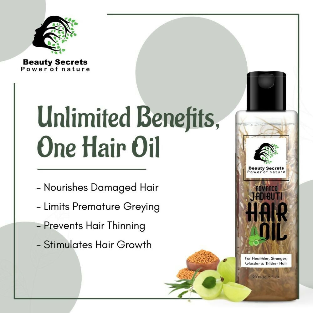 Beauty Secrets Ayurvedic Jadibuti Hair Oil | Grocsy
