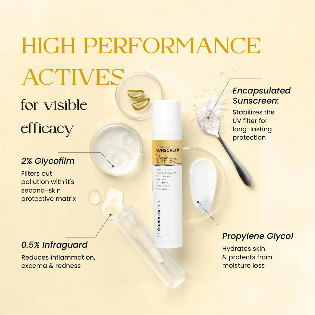 SkinInspired Total Care Gel Sunscreen Spf 50+ | Grocsy