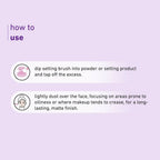 Plum Soft Blend Setting Brush Easy Pick-up 03 | Grocsy