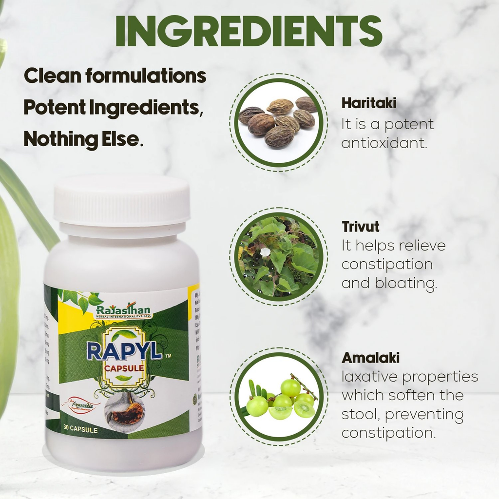 Rajasthan Herbals Rapyl Capsules | Grocsy