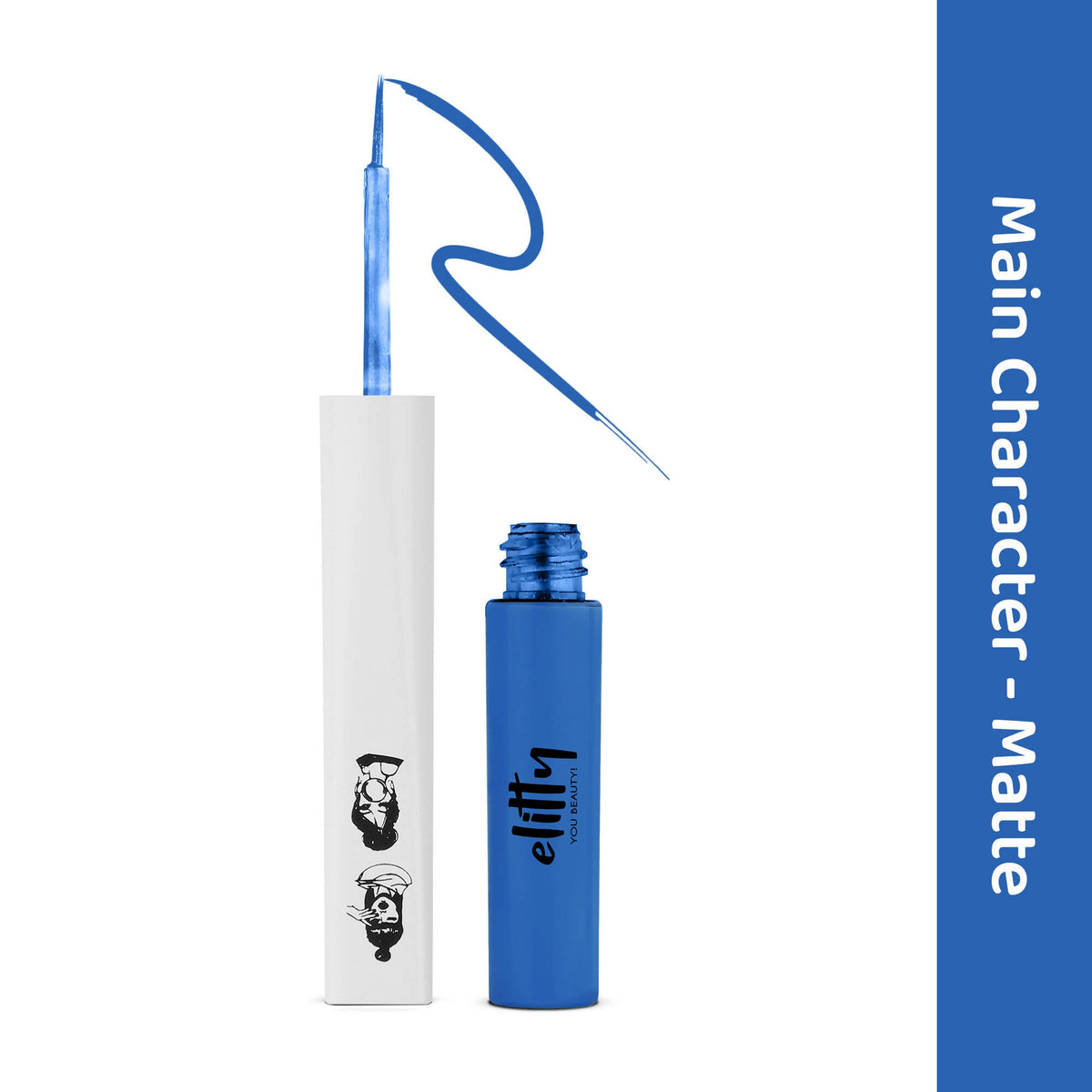 Elitty Eye Gotta Feeling - Pop Eyeliner Matte-Main Character- Dark Blue | Grocsy