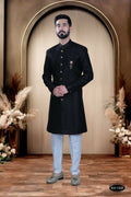 Joban Fashion Men's Black TR Kurta with Pyjama | Grocsy
