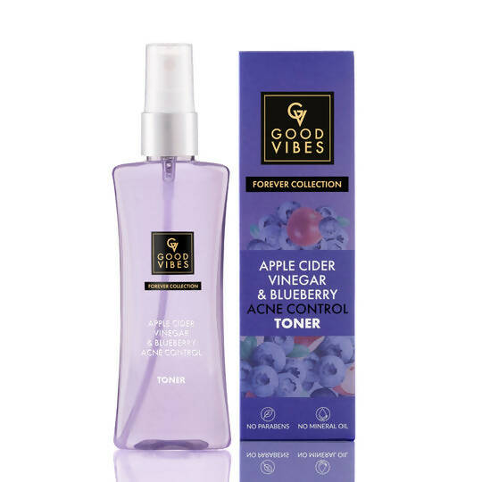 Good Vibes Apple Cider Vinegar & Blueberry Acne Control Toner | Grocsy
