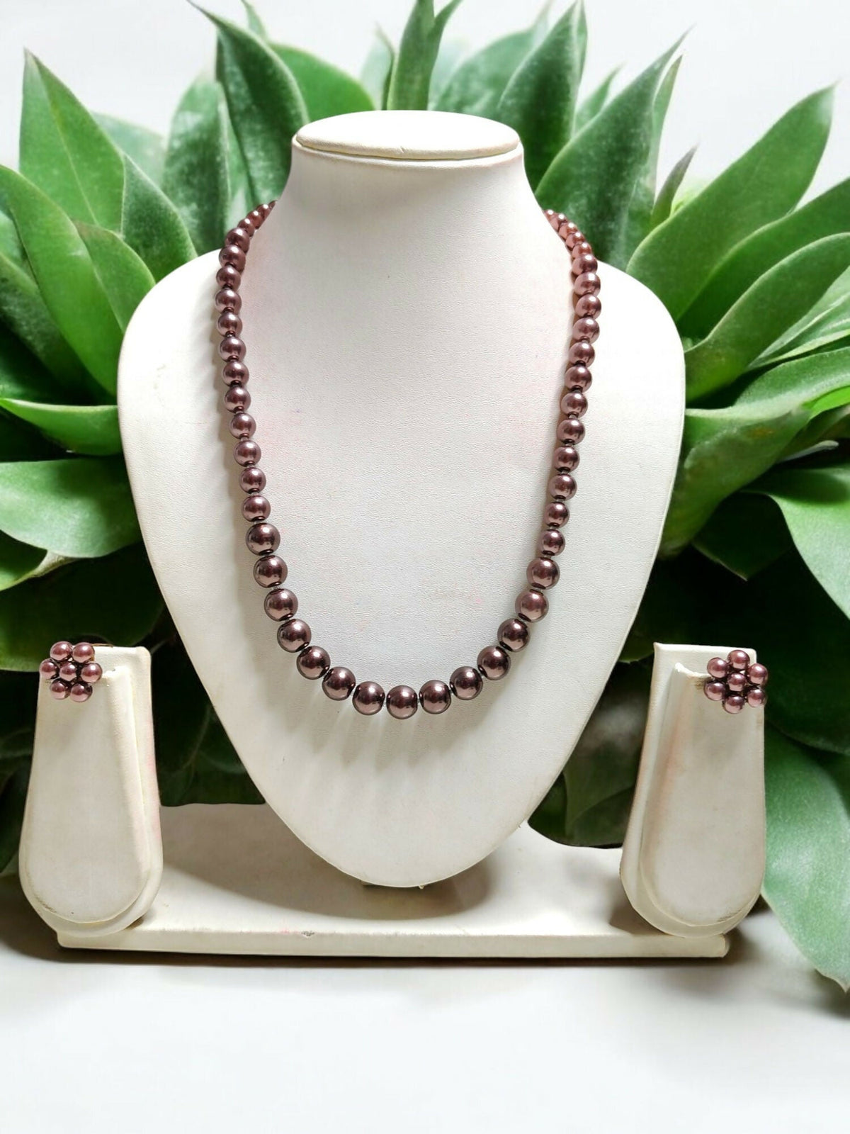 Inhanns Spectrum Everyday Pearl Sets - Single Strand - Chocolate | Grocsy