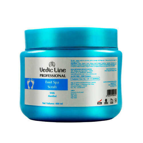 Vedic Line Foot Spa Scrub with Menthol | Grocsy