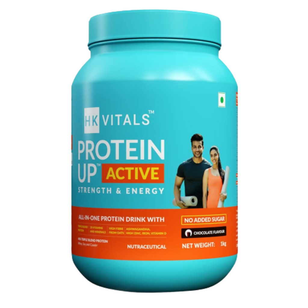 HK Vitals ProteinUp Active Strength & Energy (No Added Sugar) | Grocsy